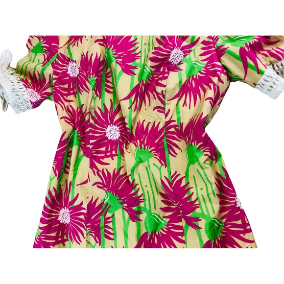 8172 Lilly Pulitzer women's sz 4 tropical floral short sleeve dress - Picture 3 of 10